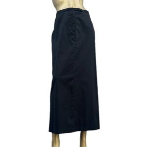 W-32” Vintage Facconable stretch cotton straight pencil style maxi skirt size 12